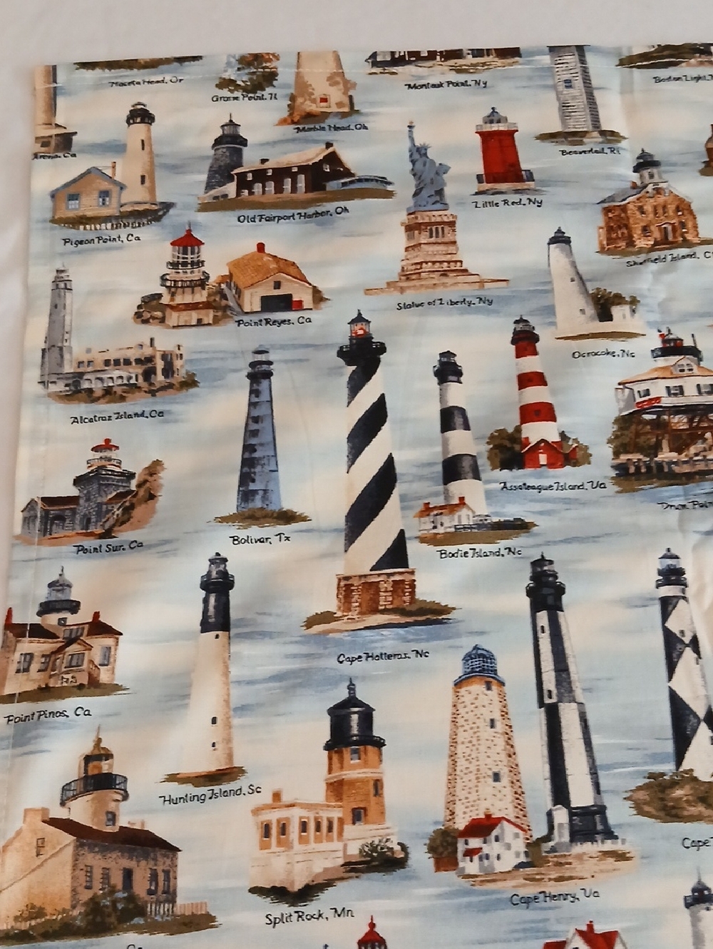 Lighthouse Tablecloth Handmade - Picture 6 of 12